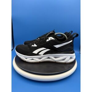 Reebok Zig Dynamica 5 Mens Size 9.5 Black White Running‎ Shoes Athletic Trainers